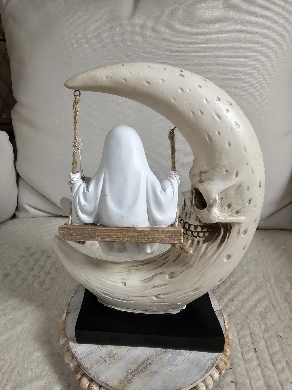 NWT Goblin & Ghoul Ghost Swing on Moon Halloween Decor viral